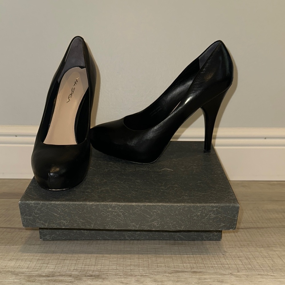Via spiga platform Black Stiletto Heels Classic Pumps